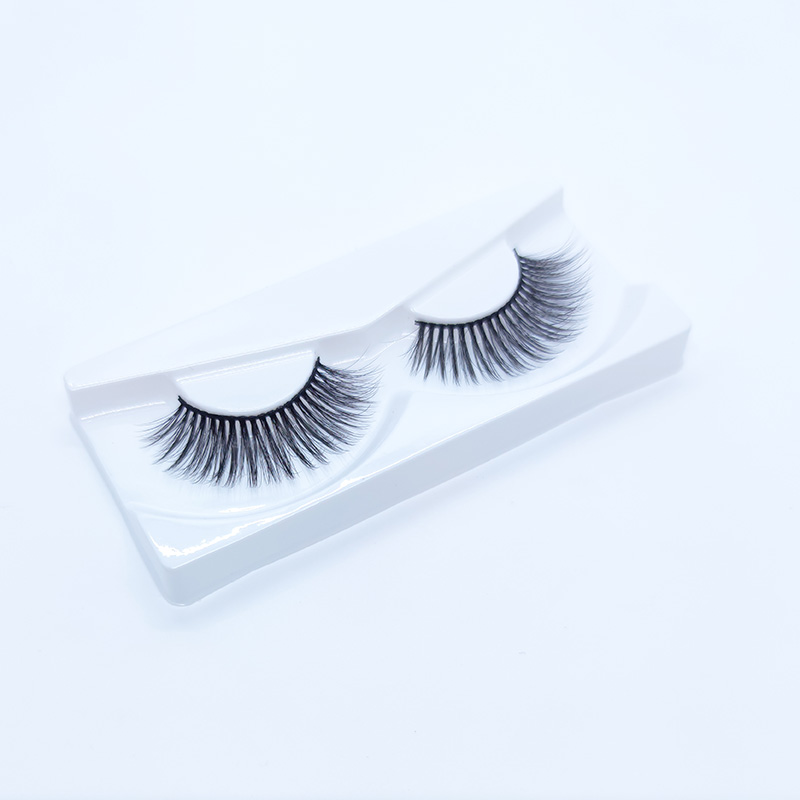 5D falošné norkové mihalnice Hodvábne mihalnice Soft Dramatic Natural Look 1 pár