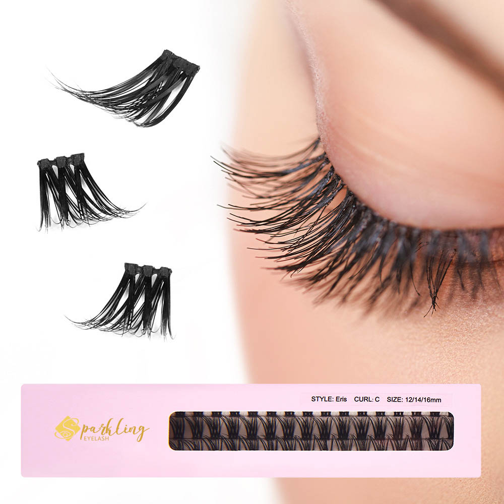 DIY predlžovanie mihalníc D Curl Long Individual Lashes