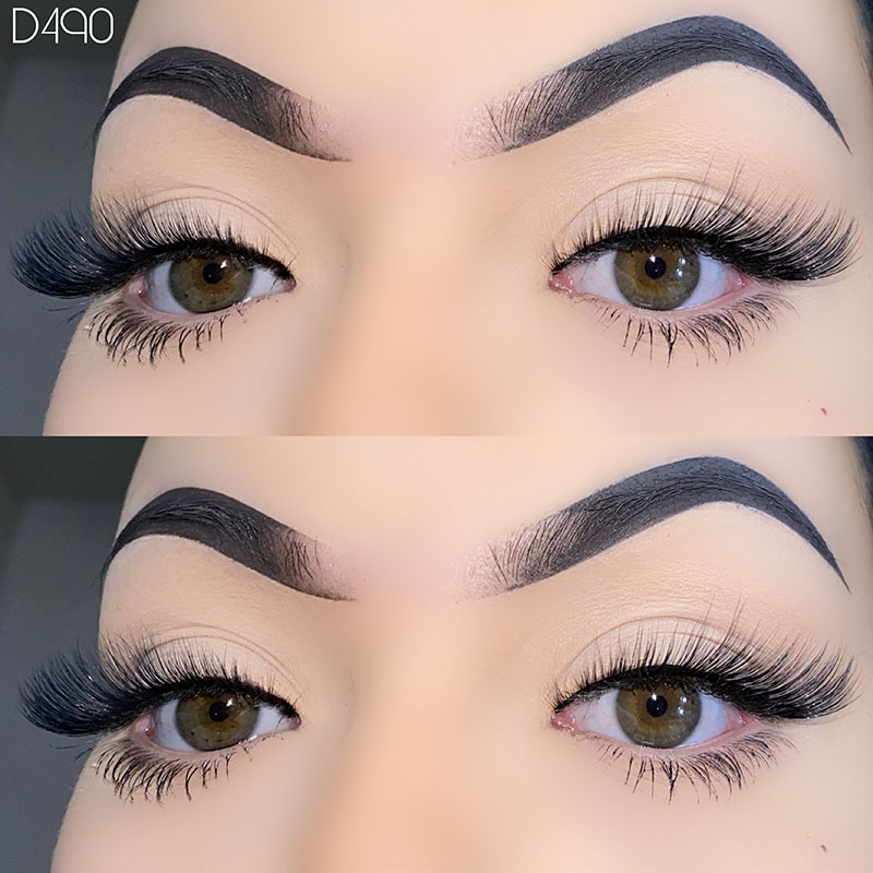 Fluffy Fox Eye Lashes Wispy Cat Eye mihalnice