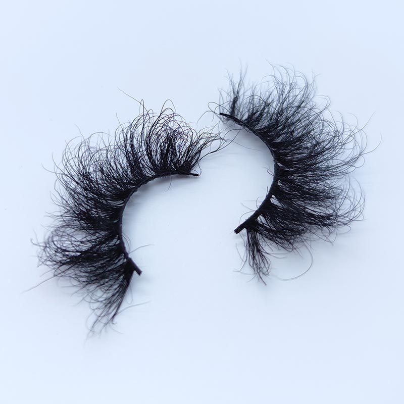 Skutočné norkové mihalnice Nadýchané umelé mihalnice D Curl Dramatic Fake Lashes