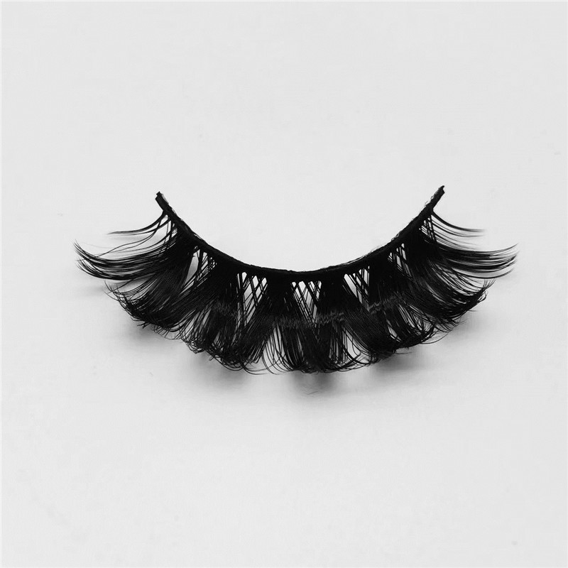 Ruské kučeravé riasy 3D Volume Faux Mink Dramatické riasy